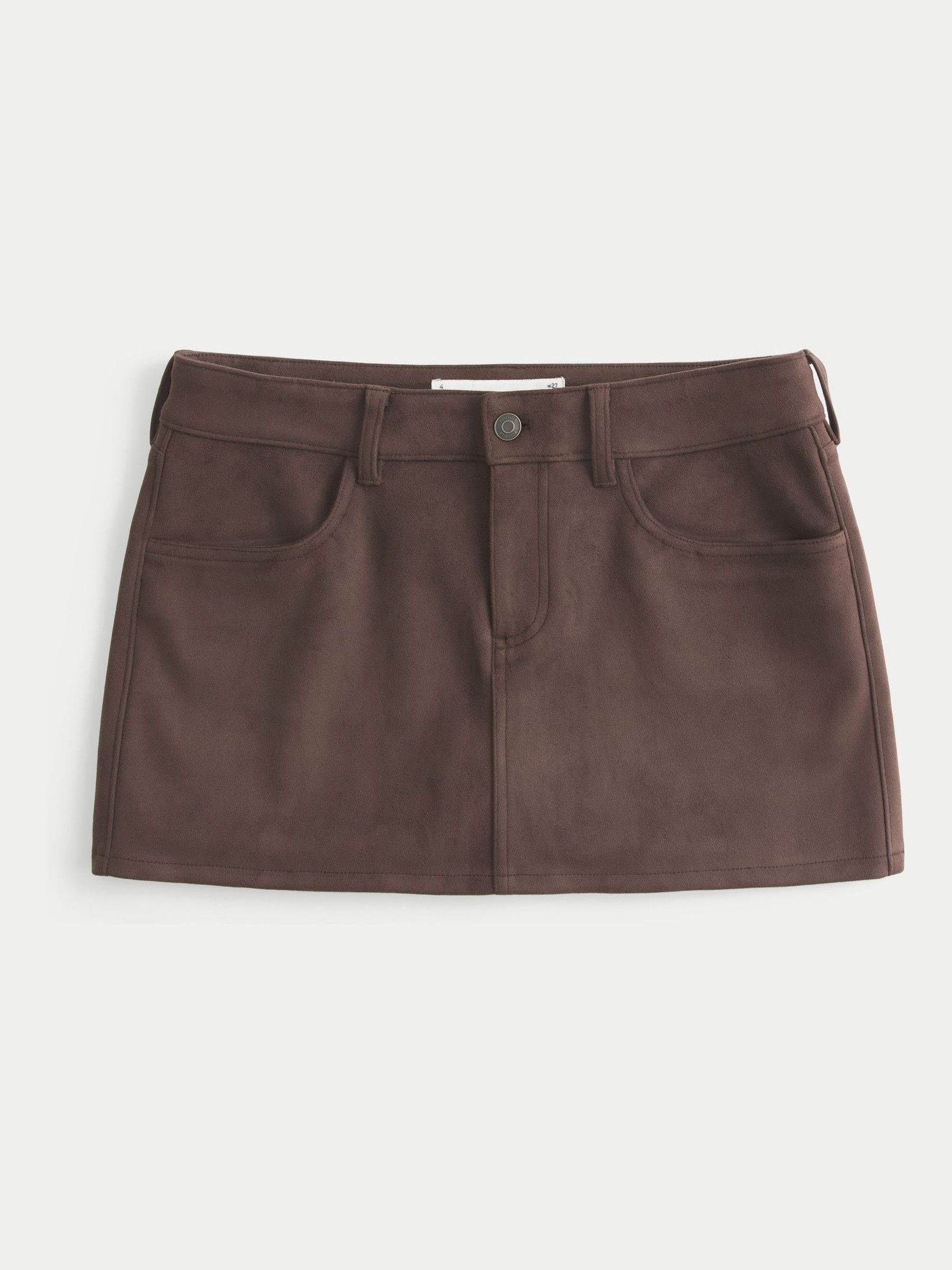 Buy Hollister Suede 5 Pocket Mini Brown Skirt from Next USA