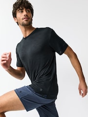 Steel Blue Active Gym Textured Training Shorts - Image 3 of 8