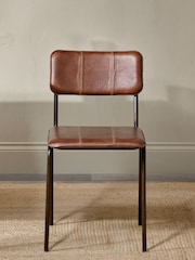 Nkuku Chocolate Brown Ukari Dining Chair - Image 2 of 6