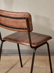Nkuku Chocolate Brown Ukari Dining Chair - Image 5 of 6