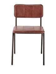 Nkuku Chocolate Brown Ukari Dining Chair - Image 6 of 6