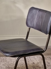 Nkuku Aged Black Ukari Dining Chair - Image 3 of 6