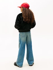 Tommy Hilfiger Faux Fur Relaxed Bomber Jacket - Imagen 2 de 5