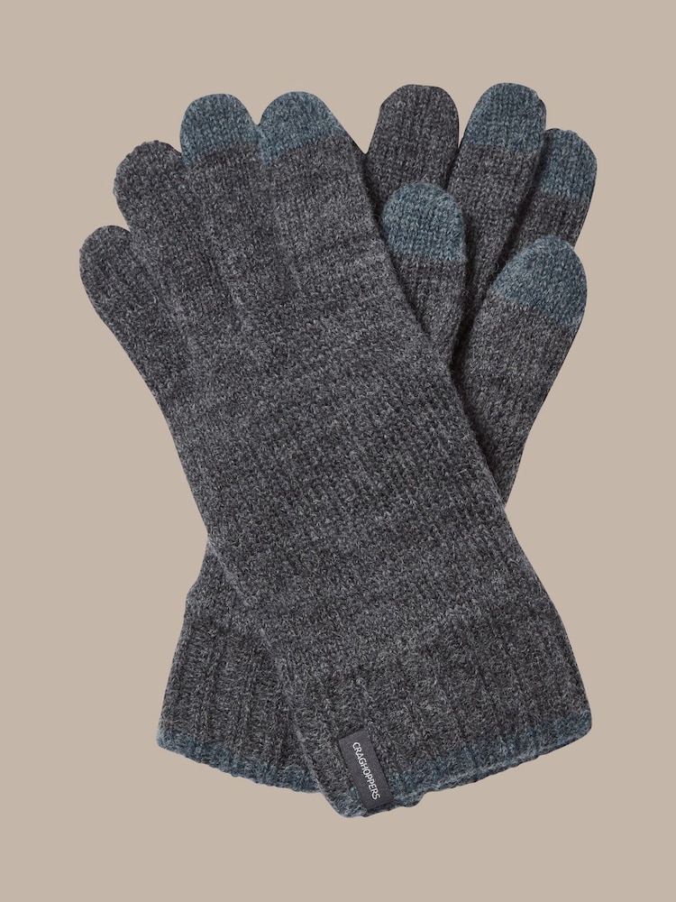 Craghoppers Green Gallus Gloves - Image 1 of 1 Craghoppers Green Gallus Gloves - Image 1 of 1