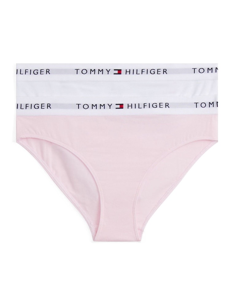 Tommy Hilfiger Pink 2-Pack Signature Logo Briefs - Image 1 of 2 Tommy Hilfiger Pink 2-Pack Signature Logo Briefs - Image 1 of 2