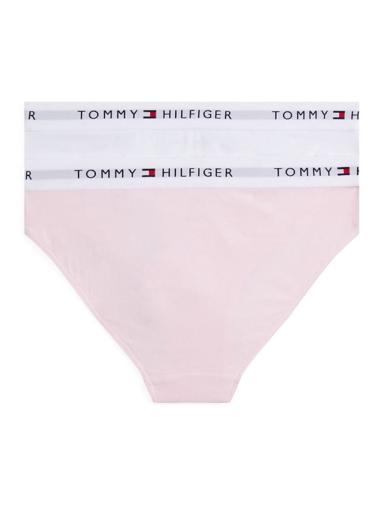 Tommy Hilfiger Pink 2-Pack Signature Logo Briefs - Image 2 of 2 Tommy Hilfiger Pink 2-Pack Signature Logo Briefs - Image 2 of 2