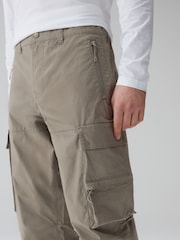 Sage Green Regular Tapered Fit Tech Stretch Utility Cargo Trousers - Image 5 of 11