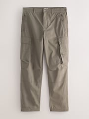 Sage Green Regular Tapered Fit Tech Stretch Utility Cargo Trousers - Image 7 of 11