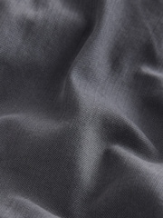 Charcoal Grey Relaxed Fit Authentic Washed Cotton Rich Cargo Trousers With Stretch - Image 8 of 11