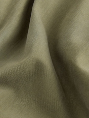 Khaki Green Relaxed Fit Authentic Washed Cotton Rich Cargo Trousers With Stretch - Image 8 of 11