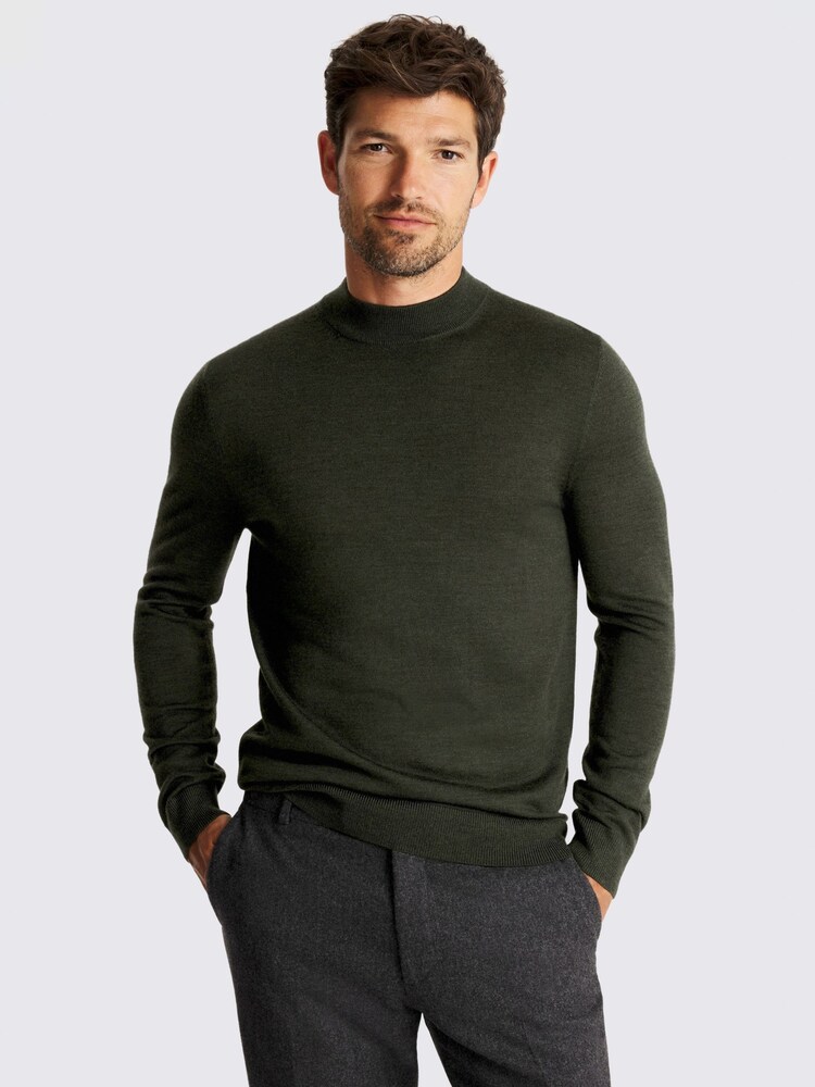 MOSS Blend Mock Neck Jumper - Image 1 of 3