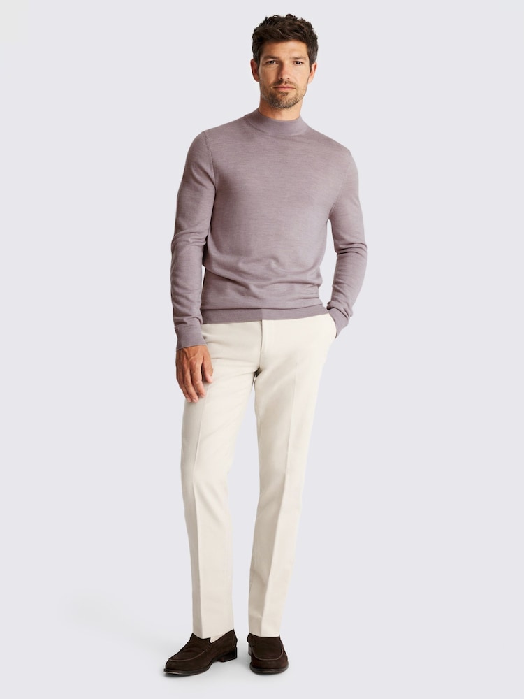 MOSS Blend Mock Neck Jumper - Image 2 of 3 MOSS Blend Mock Neck Jumper - Image 2 of 3