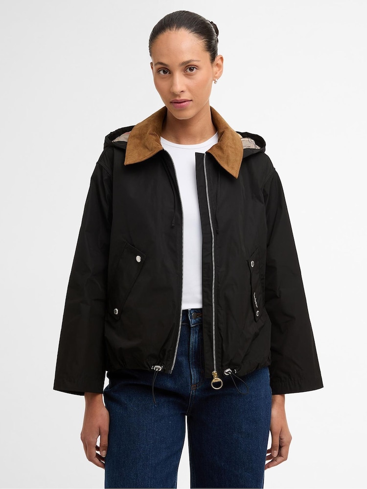 Barbour® Black Weaver Showerproof Jacket - Image 1 of 7