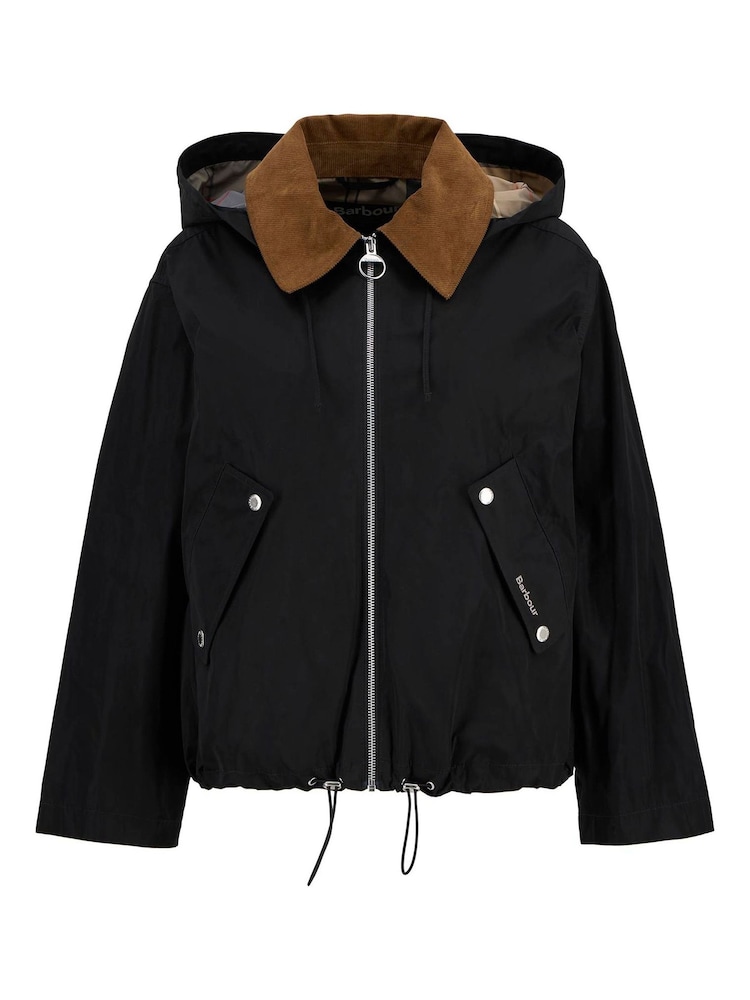 Barbour® Black Weaver Showerproof Jacket - Image 7 of 7