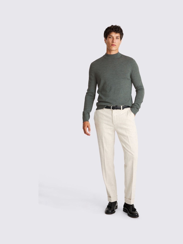 MOSS Blend Mock Neck Jumper - Image 2 of 3 MOSS Blend Mock Neck Jumper - Image 2 of 3