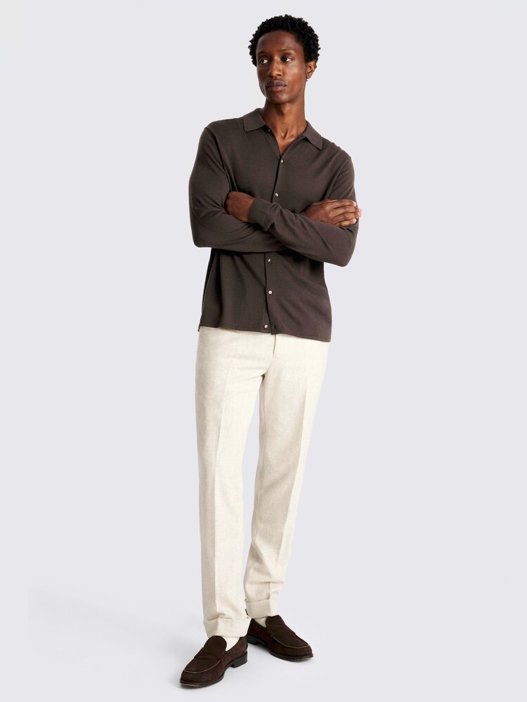 MOSS Blend Button Through Shirt - Image 2 of 3 MOSS Blend Button Through Shirt - Image 2 of 3