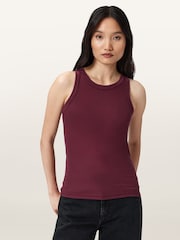 AllSaints Red Rina Tank - Image 1 of 7