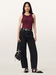 AllSaints Red Rina Tank - Image 2 of 7