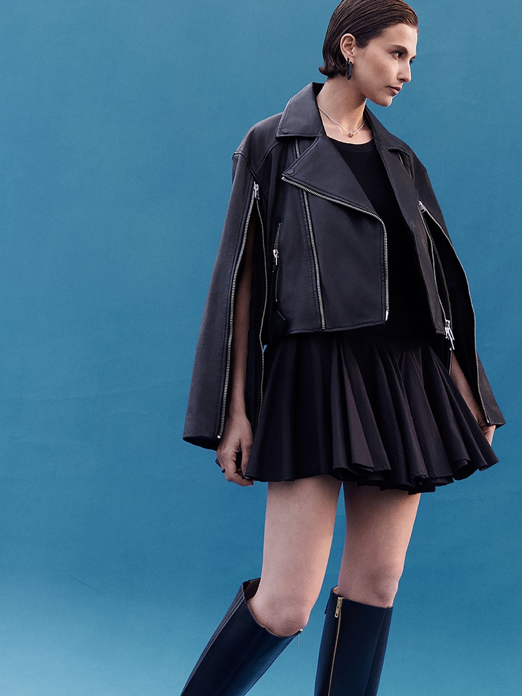 Buy AllSaints Black Masone Biker Jacket from Next USA