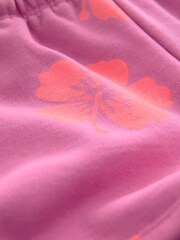 Pink Flowers Sweat Shorts (3mths-7yrs) - Image 7 of 7