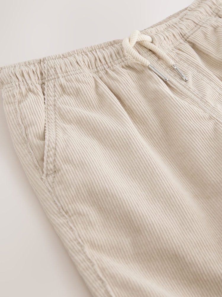 Ecru Pull On Cord Shorts (3-16yrs) - Image 9 of 9