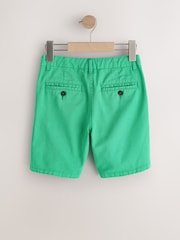 Green Garment Washed Chino Shorts (3-16yrs) - Image 5 of 8