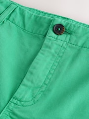 Green Garment Washed Chino Shorts (3-16yrs) - Image 6 of 8