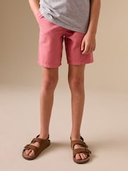 Blush Pink Garment Washed Chino Shorts (3-16yrs) - Image 1 of 8