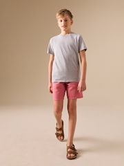 Blush Pink Garment Washed Chino Shorts (3-16yrs) - Image 2 of 8