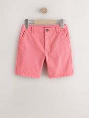 Blush Pink Garment Washed Chino Shorts (3-16yrs) - Image 5 of 8