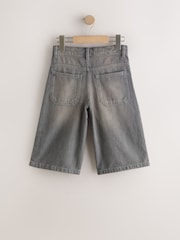 Blugi nuanţă - Pantaloni scurți cu linie mai lungă (3-16ani) - Imaginea 7 din 9