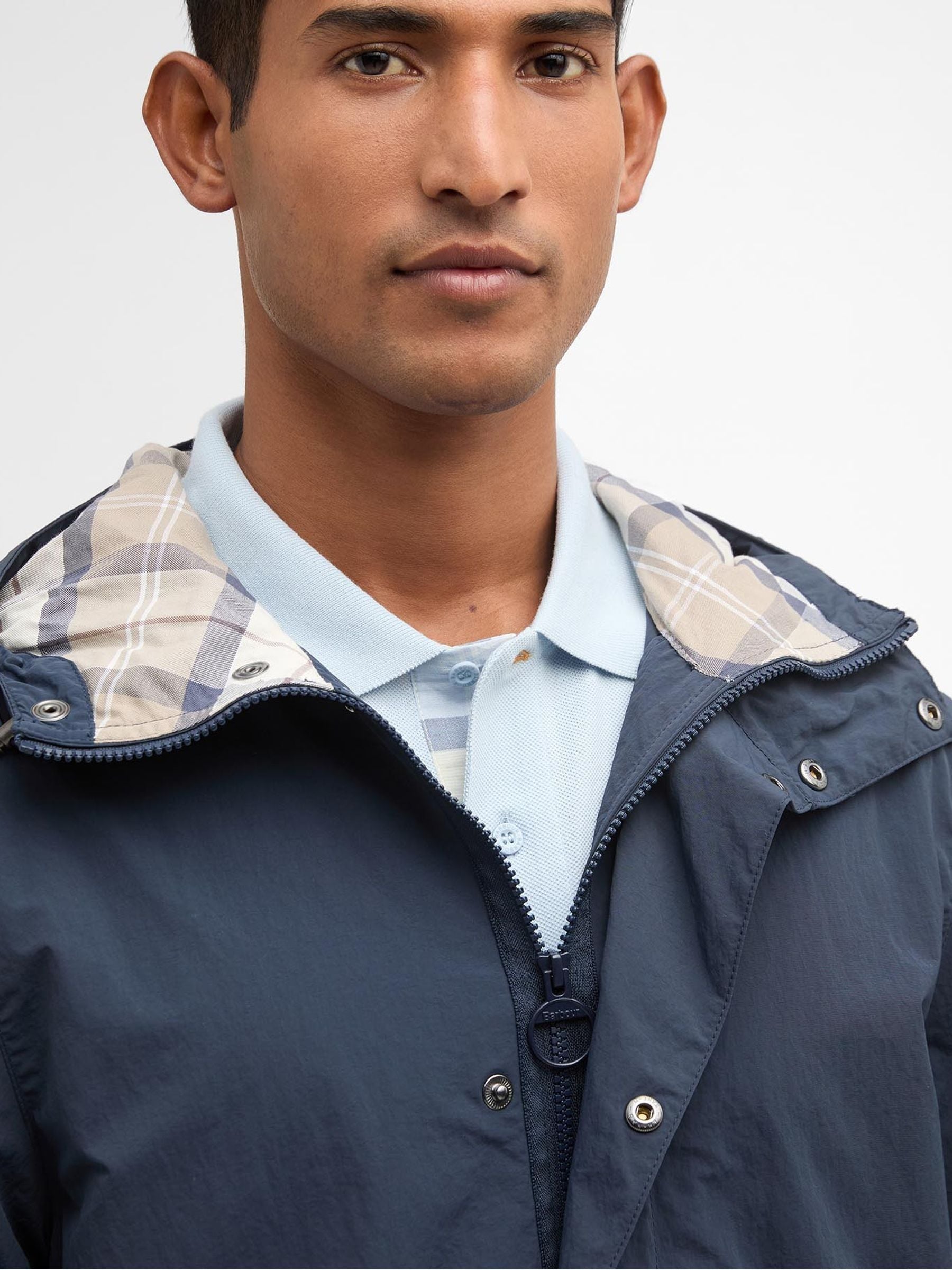 Buy Barbour® Navy Baywick Showerproof Jacket from the Next UK
