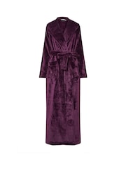 M&Co Red Super Luxe Shawl Maxi Robe - Image 5 of 5