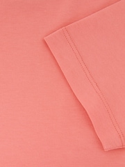 Reiss Peach Belle Cotton Crew-Neck T-Shirt - Image 4 of 4