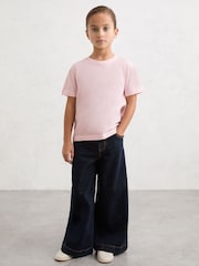 Reiss Pale Pink Belle 13-14 yrs Cotton Crew-Neck T-Shirt - Image 2 of 4