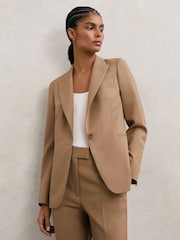 Reiss Camel Jade Suit Jacket - Image 1 of 6