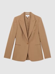 Reiss Camel Jade Suit Jacket - Image 2 of 6