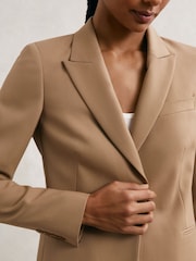 Reiss Camel Jade Suit Jacket - Image 5 of 6