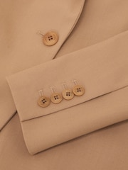 Reiss Camel Jade Suit Jacket - Image 6 of 6