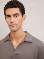 Reiss Light Brown Pearson Polo Shirt - Image 3 of 5