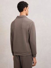 Reiss Light Brown Pearson Polo Shirt - Image 4 of 5