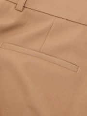 Reiss Camel Jade Wool-Blend Slim-Leg Suit Trousers - Image 6 of 6