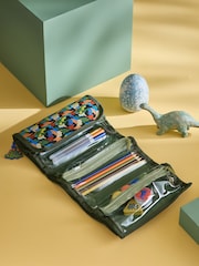 Khaki Camo Dinosaur Filled Pencil Case - Image 2 of 4
