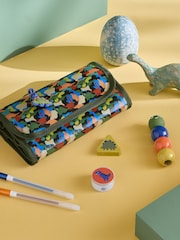Khaki Camo Dinosaur Filled Pencil Case - Image 3 of 4