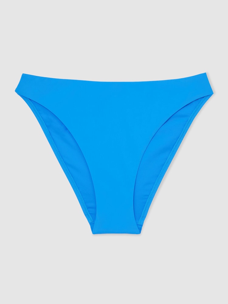 Reiss Blue Carina Fixed-Side Bikini Bottoms - Image 2 of 5 Reiss Blue Carina Fixed-Side Bikini Bottoms - Image 2 of 5