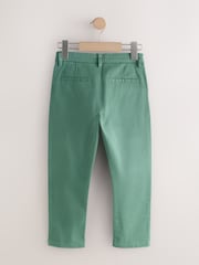 أخضر - بنطلون تشينو قابل للتمدد (3-17 سنة) - صورة 2 من 4