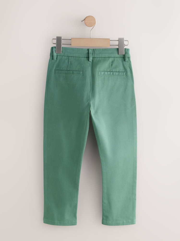 أخضر - بنطلون تشينو قابل للتمدد (3-17 سنة) - صورة 2 من 4 أخضر - بنطلون تشينو قابل للتمدد (3-17 سنة) - صورة 2 من 4