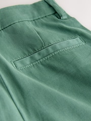 أخضر - بنطلون تشينو قابل للتمدد (3-17 سنة) - صورة 3 من 4