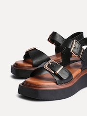 Negro - Linzi Preserve Flatform Sandals With Buckle Straps - Imagen 5 de 5