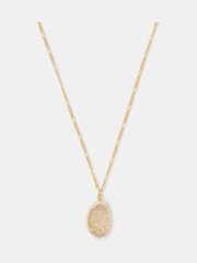 Accessorize 14ct Gold Drusy Pendant Necklace - Image 1 of 1